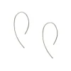 8.6.4 - Medium Curve Hoop in Sterling Silver