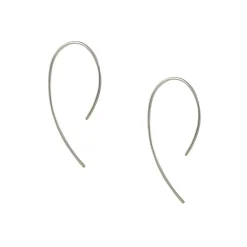 8.6.4 - Medium Curve Hoop in Sterling Silver