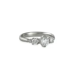 Adel Chefridi - Three Diamond Rosebud Ring
