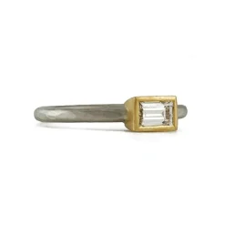 Annie Fensterstock - Baguette Solitaire