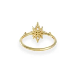 Artëmer - Diamond Flower Cluster Ring