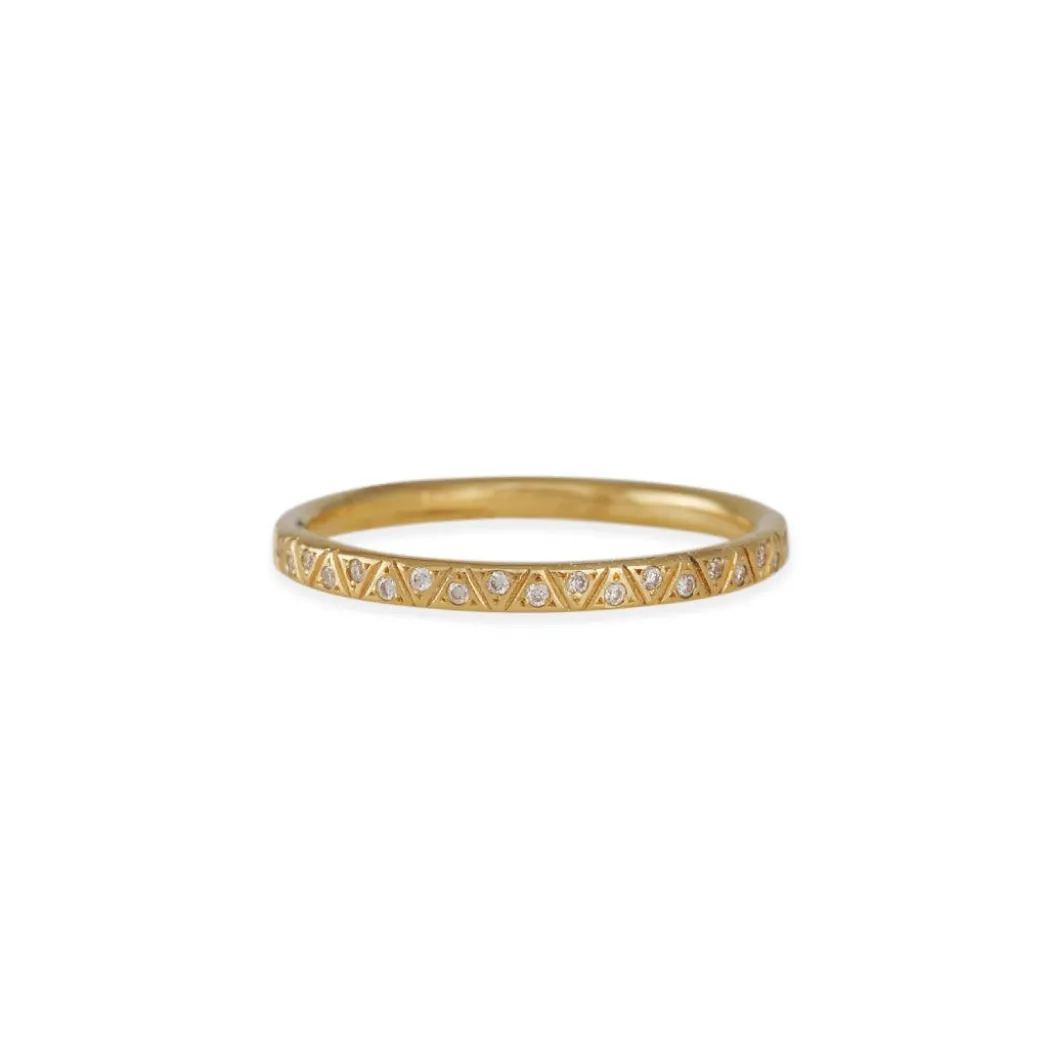 Artëmer - Geometric Pattern Diamond Full Eternity Band