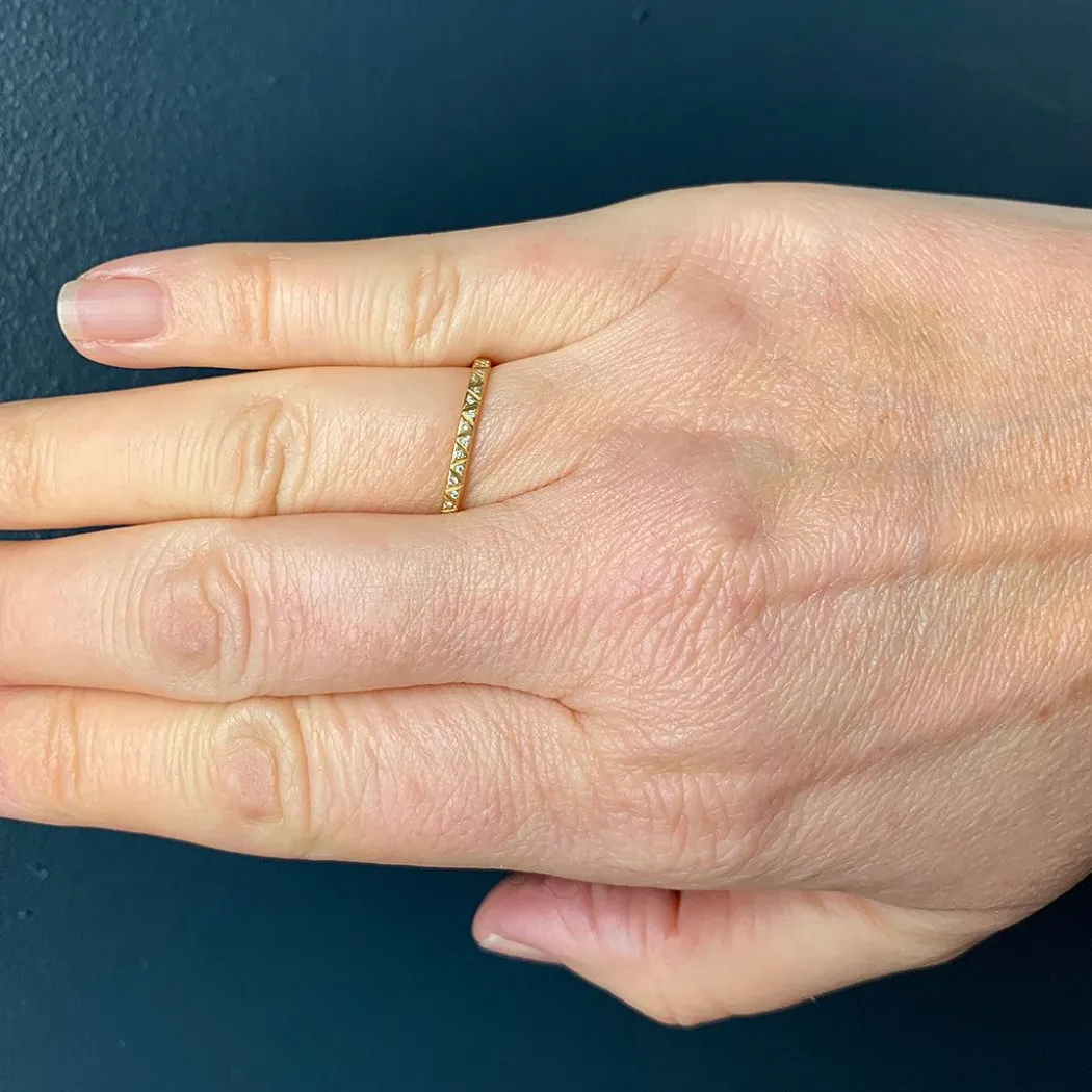 Artëmer - Geometric Pattern Diamond Full Eternity Band