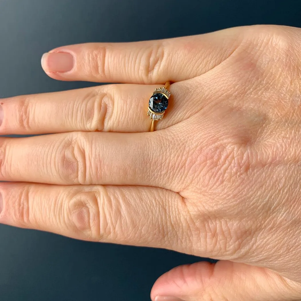 Artëmer- Teal Sapphire Ring