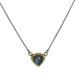 Austin Titus - Trifold Kyanite Necklace
