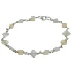 Brooklyn Gemologist - Prehnite and Citrine Bracelet