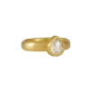 Caroline Ellen - Pear-shaped Diamond Solitaire in 20K Gold