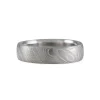 Chris Ploof - "Storm's Eye" 5mm Semi Round Damascus Band
