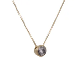 Cp Collection - 1.04ct Salt and Pepper Diamond Pendant