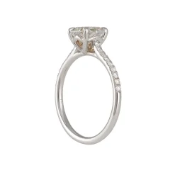 Cp Engagement Collection- Classic Prong Setting with Asscher Cut