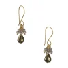 Debbie Fisher - Pyrite Drop with Fringe Earrings