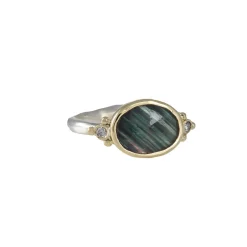Emily Amey - Andesine Diamond Ring Size