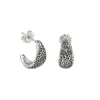 Erin Cuff - Dune Hoops in Sterling Silver