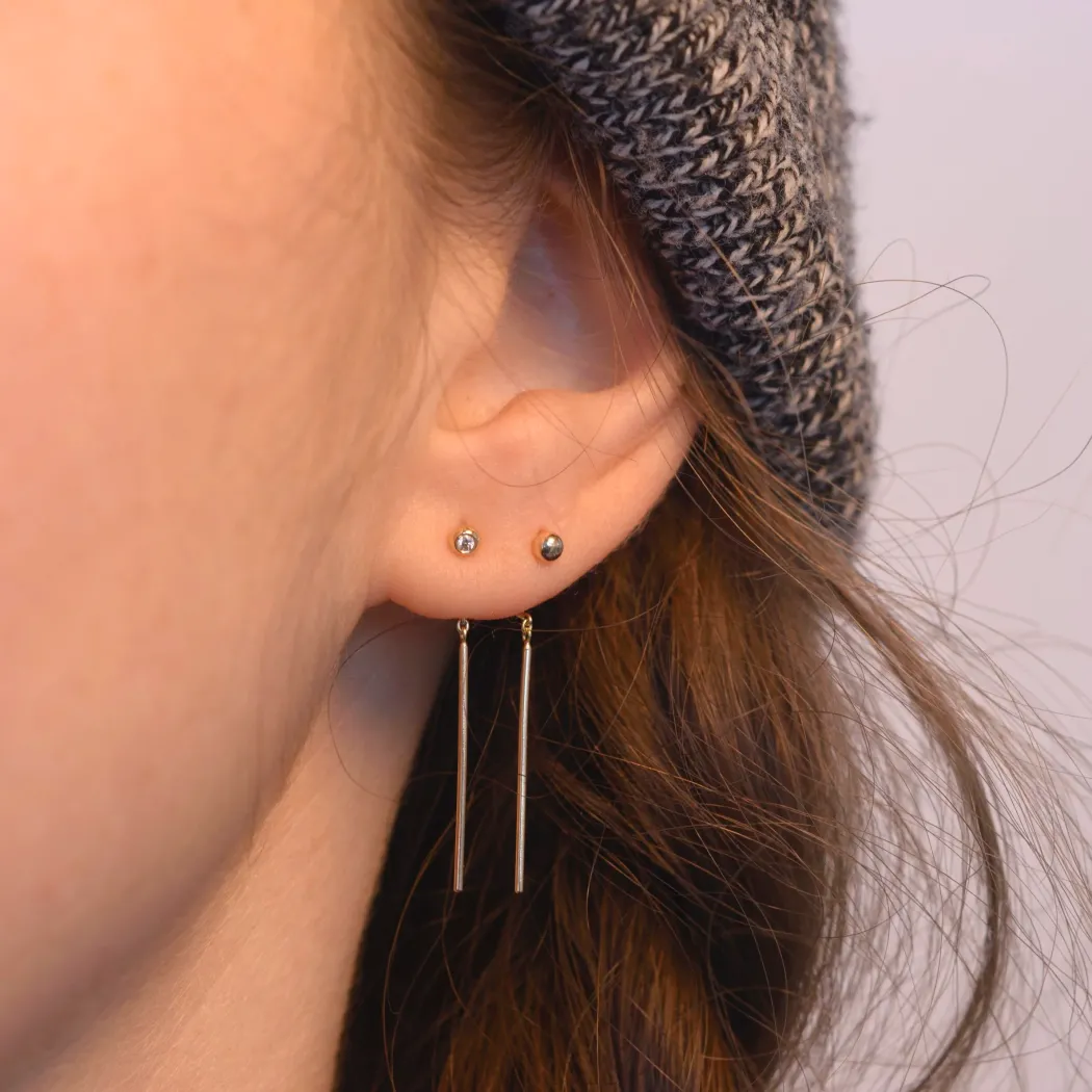 Jack & G – Diamond Chime Pull Through Earring (Single)
