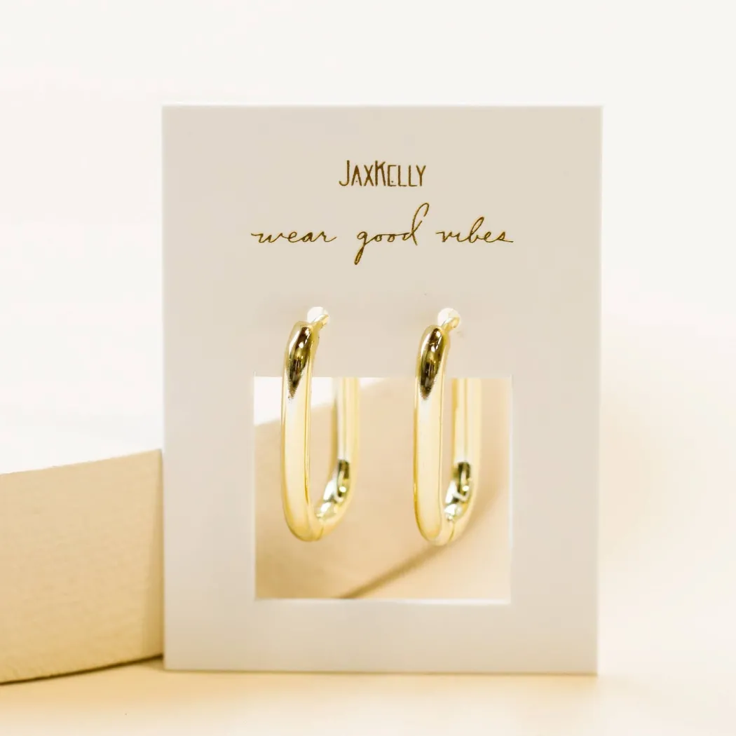 JaxKelly – Large Rectangular Hoops