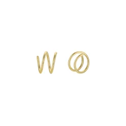 JaxKelly - Minimalist Spiral Earrings