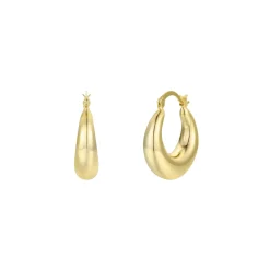JaxKelly - Sculptural Wide Hoops