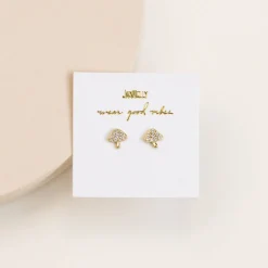 JaxKelly – Sparkly Mushroom Studs