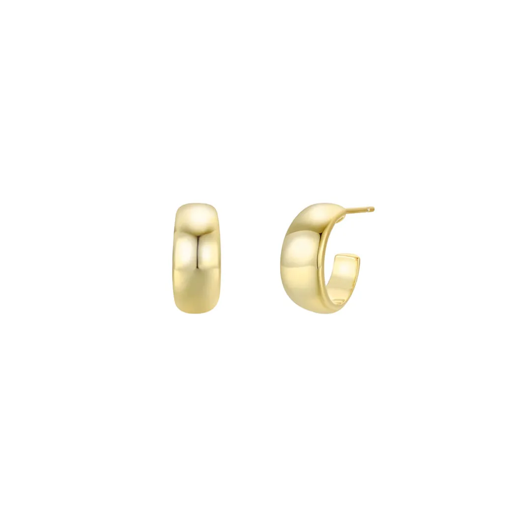 JaxKelly – Tapered Wide Hoops
