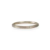 Jennifer Dawes - Thin Milligrain Diamond Pave Band