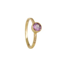 Jennifer Dawes Design - Blockette Solitaire with Montana Sapphire