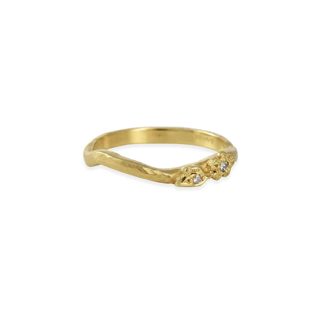 Jennifer Designs - Vine Diamond Stacking Bouquet Ring