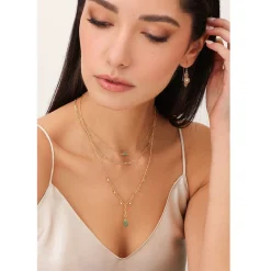 Kate Winternitz - Emerald Sakura Necklace