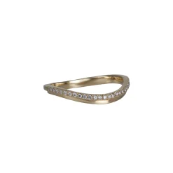 Kima – Curved Nesting Band in 14ky Size 6.5