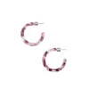Machete – Mini Hoops in Amethyst