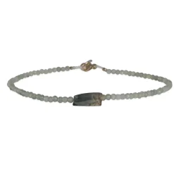 Margaret Solow – Green Strawberry Quartz & Beryl Bracelet