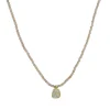 Margaret Solow – Zircon and Diamond Slice Necklace