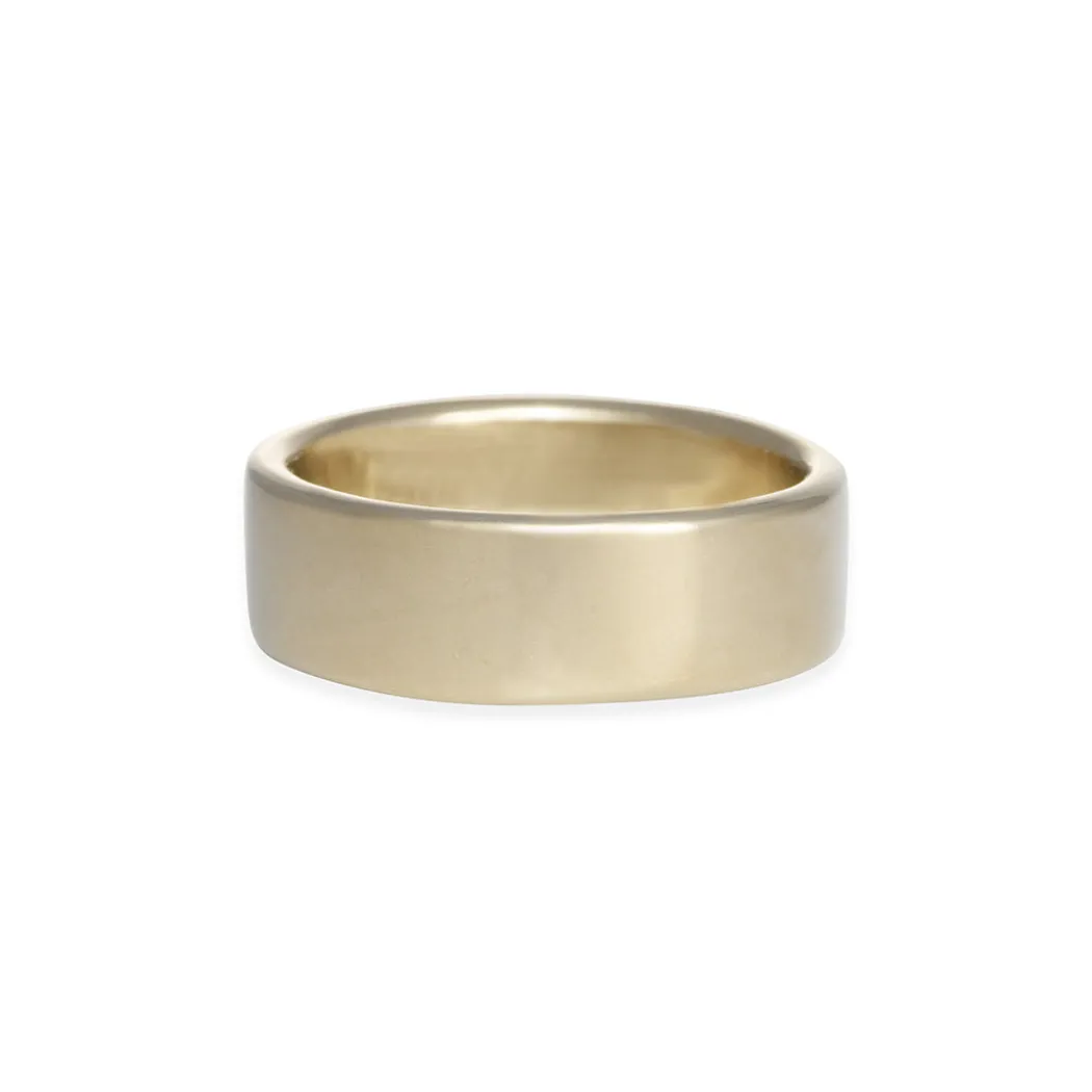 Marian Maurer – Round Square Band – 18k White Gold