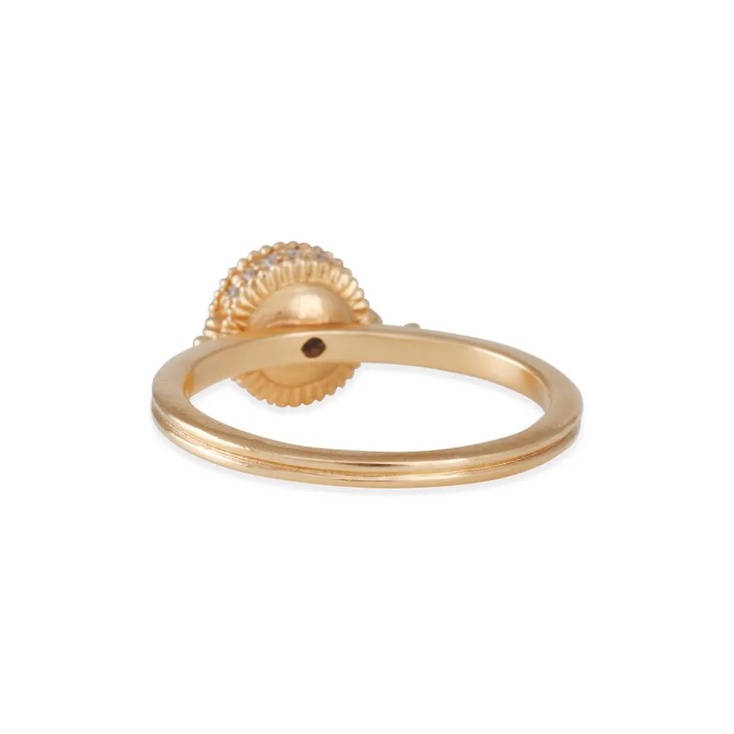 Megan Thorne - Ione High Solitaire with Rose Cut Brilliant Diamond