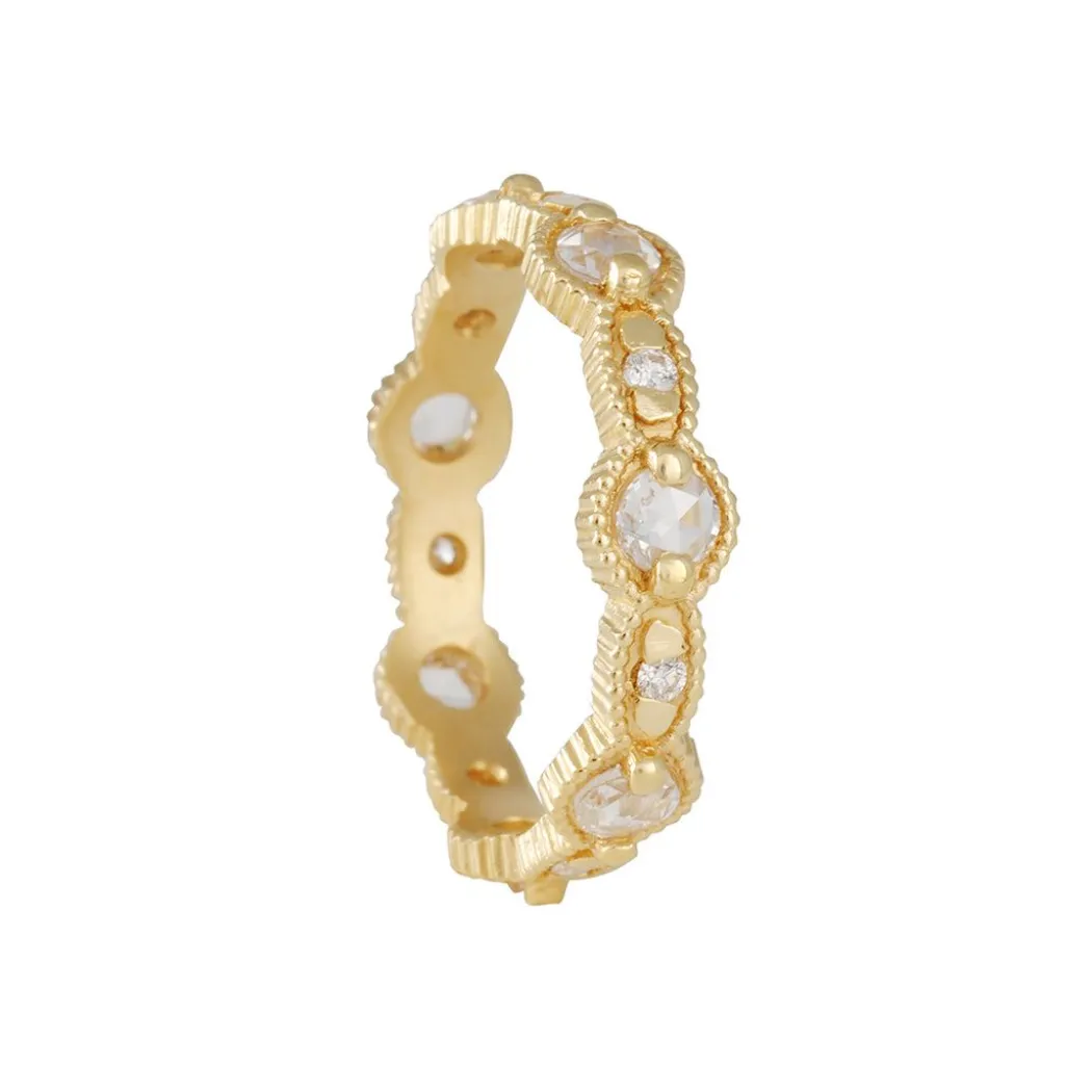 Megan Thorne - Ribbed Rose Cut Diamond Ring