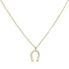 Melissa Joy Manning - Horseshoe with Diamond Necklace