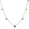 Monica Riley - Seven Graduated Black Diamond Necklace