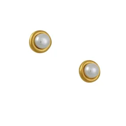Philippa Roberts - Large Cultured Pearl Posts