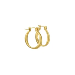 Philippa Roberts - Small Round Hoop Earrings in Vermeil