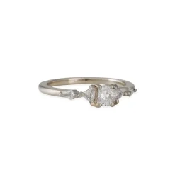 Rebecca Overmann - Mixed Brilliant Cut Diamond Engagement Ring