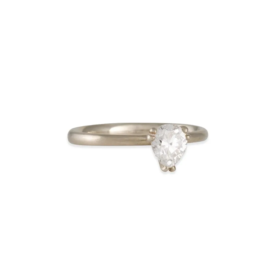 Rebecca Overmann - Pear Antique Diamond Ring