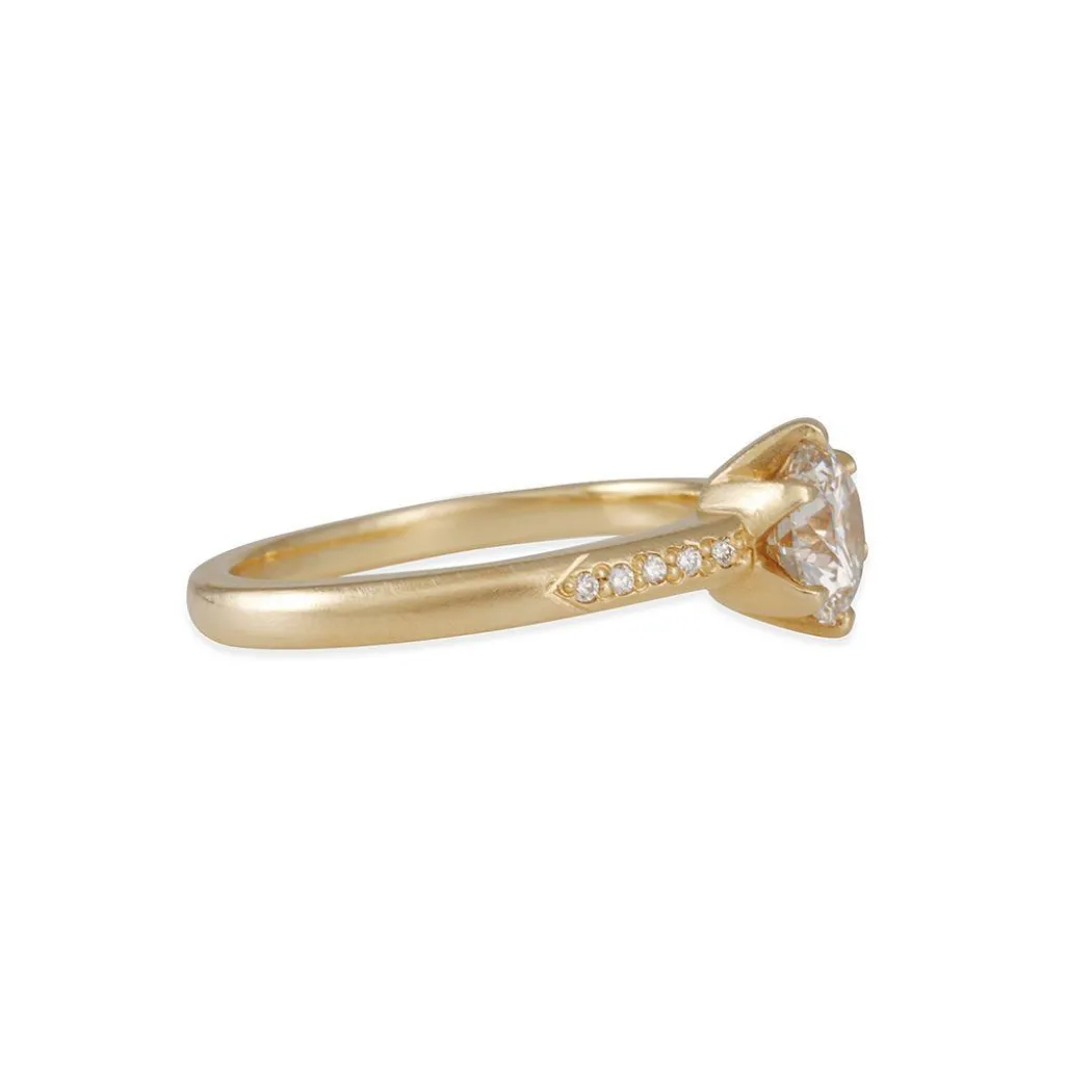 Rebecca Overmann - Six Prong Diamond Solitaire