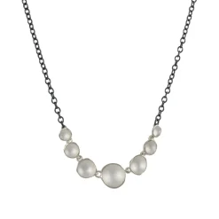 Sarah Richardson - Medium Gradient Dishy Pod Necklace Sterling Silver