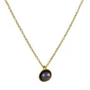 Sarah Richardson - Small Dishy Pod with Peacock Pearl Necklace
