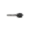 Sethi Couture- Oval Black Diamond Four Prong Solitaire