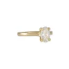 Sholdt Design - Petite Prong with .75ct Oval Diamond in 18K Yellow Gold