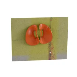 Sibilia - Papel Earrings in Papaya
