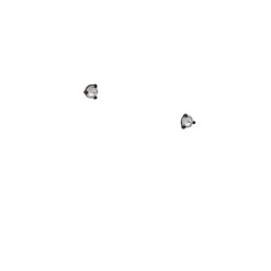 TAP by Todd Pownell - .33 Carat Diamond Studs with Darkened Prong