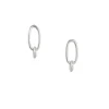 Tashi - Link Stud Earrings in Sterling Silver