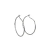 Tashi - 22mm hammered hoops in Sterling Silver