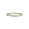 Zoe Chicco - 2mm Bead-Set Eternity Band in 14K White Gold